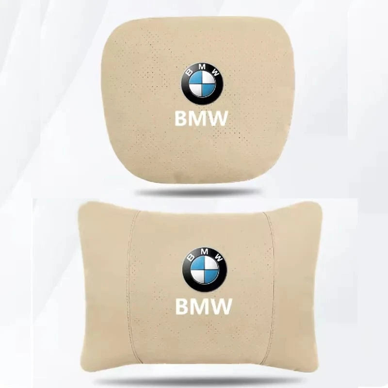 Car Headrest Waist Rest for BMW 1, 3, 5 Series, X1, X3, X5 (Various Models) - JustUsRacers