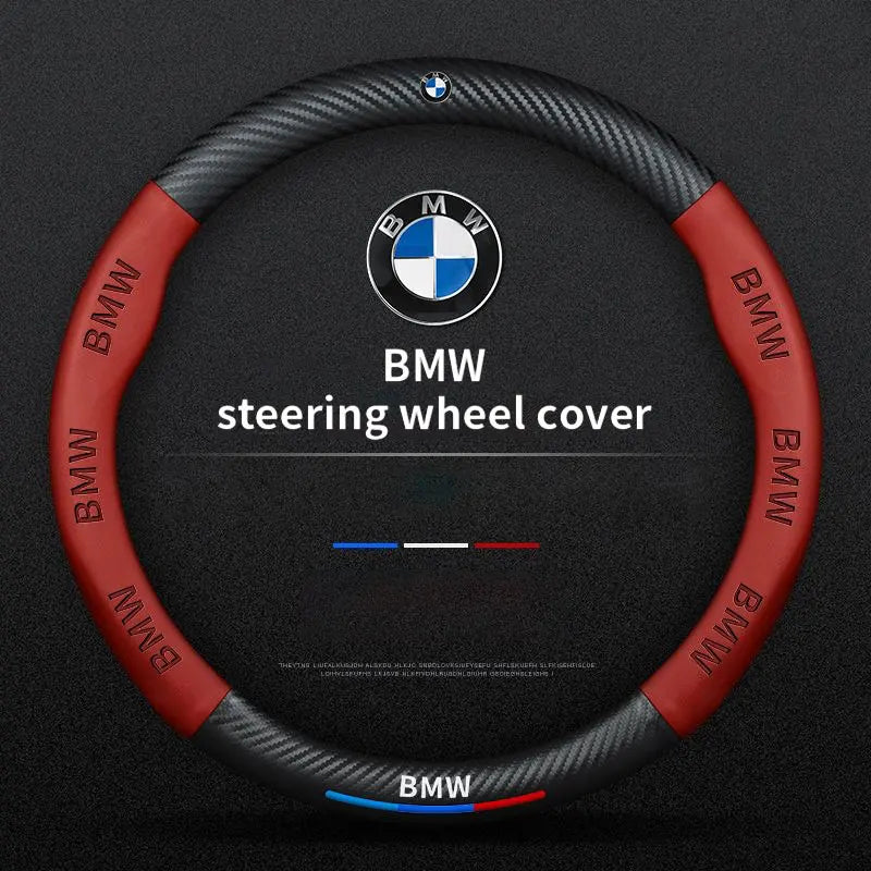 BMW M Sport steering wheel cover for select models: E36, E46, E90, F30, X5, X3, M3, M5.