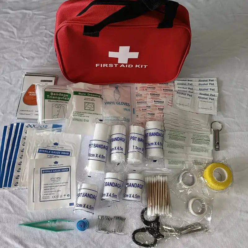 184pcs First Aid Kit Multi-Purpose Emergency Medical Supplies - JustUsRacers