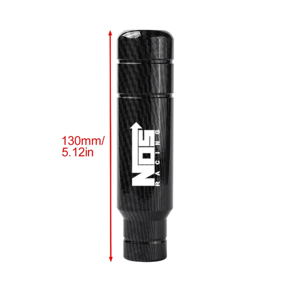 Racing NOS Carbon Fiber 13cm Universal JDM Gear Shift Knob - JustUsRacers