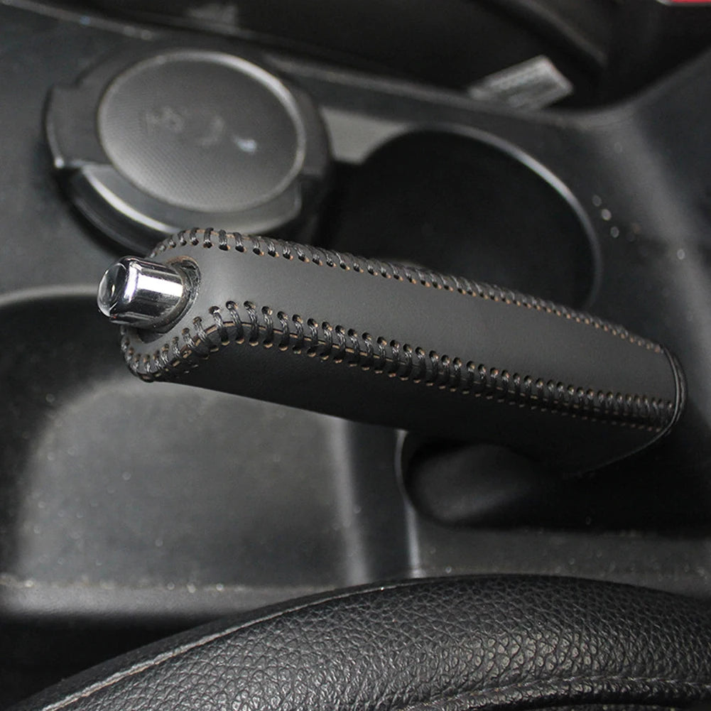 PU Leather Car Handbrake and Gear Shift Cover - JustUsRacers