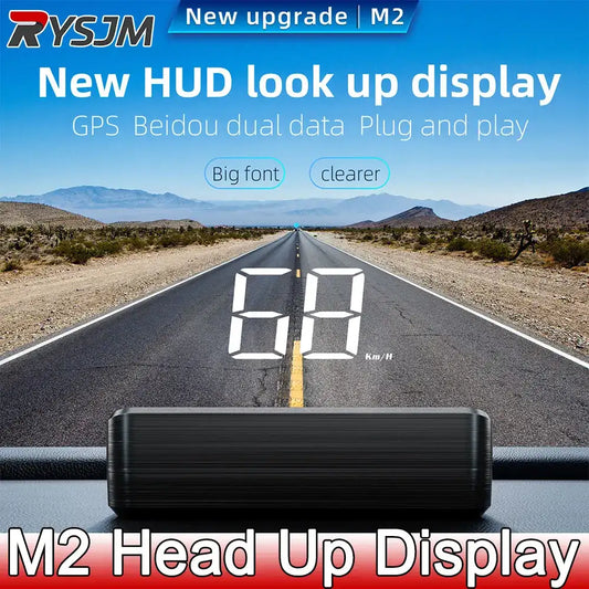 Car Head-Up HD Display M2 GPS Speedometer - JustUsRacers