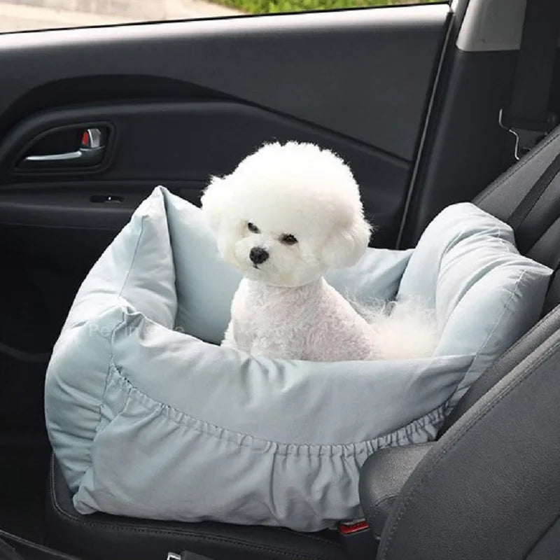 2-in-1 Pet Dog Carrier Folding Car Seat Pad - JustUsRacers