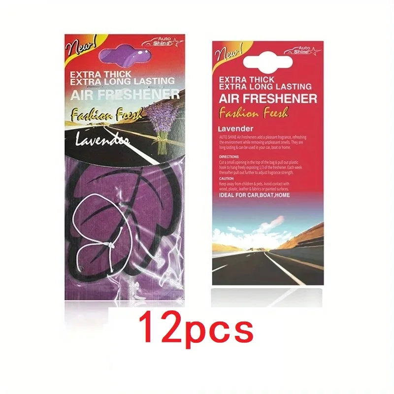 Car Air Freshener Natural Scented Tea Paper (3–60pcs) - JustUsRacers
