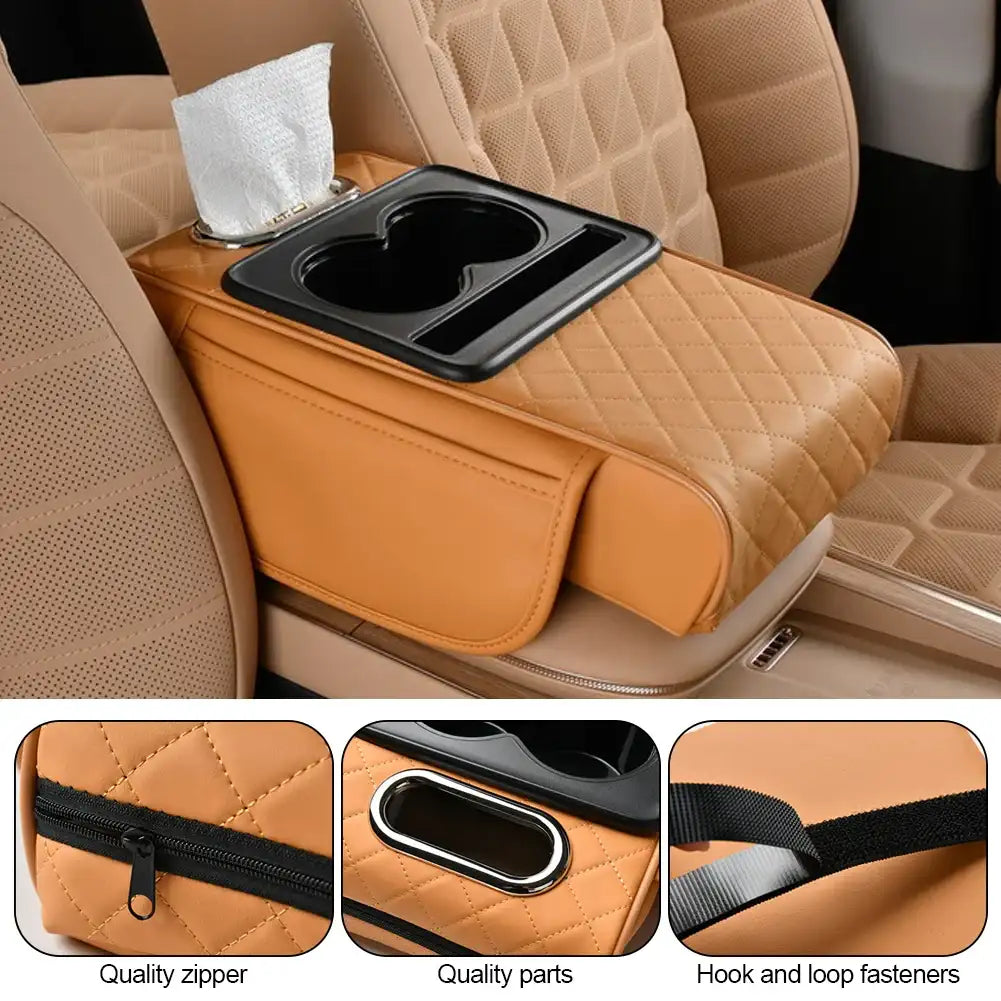 High-Quality Car Armrest Cover with Memory Cotton - JustUsRacers