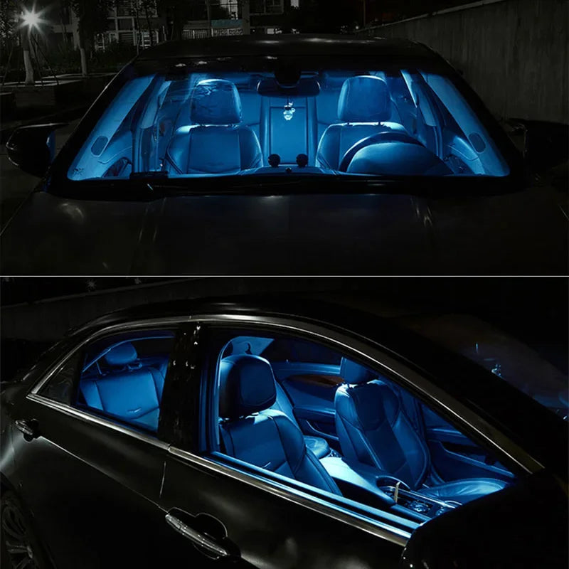 BMW 3 Series LED Interior Light Kit (1990-2013): Replaces original bulbs with energy-efficient blue LED lights, both exterior
