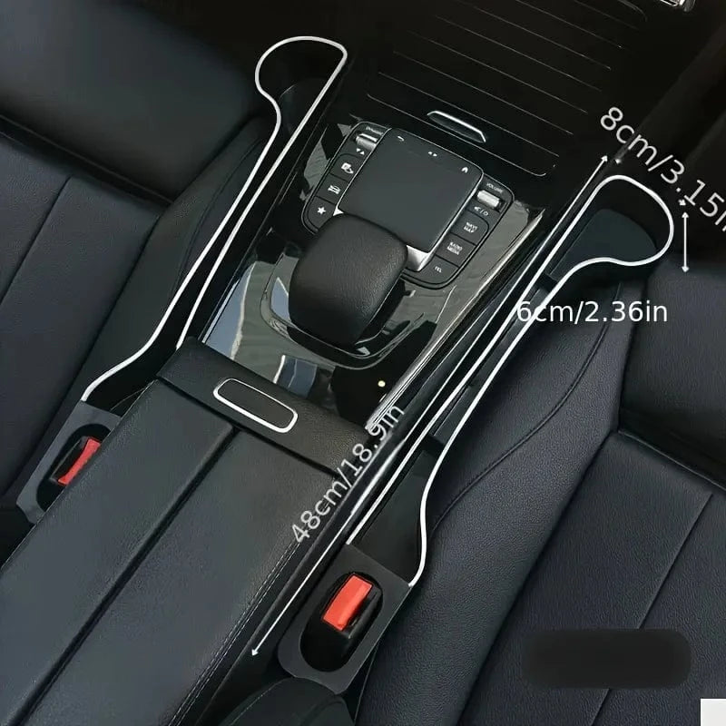 2 Pack Car Front and Rear Seat Gap Cup Holders - JustUsRacers