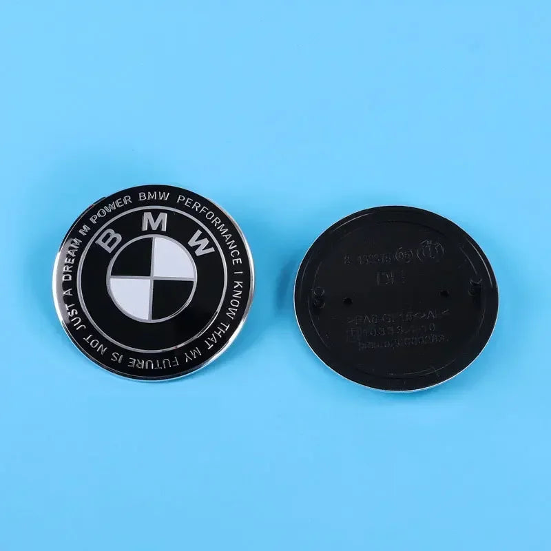 BMW front or rear emblem badge in two sizes: 74mm or 82mm. (1pc)