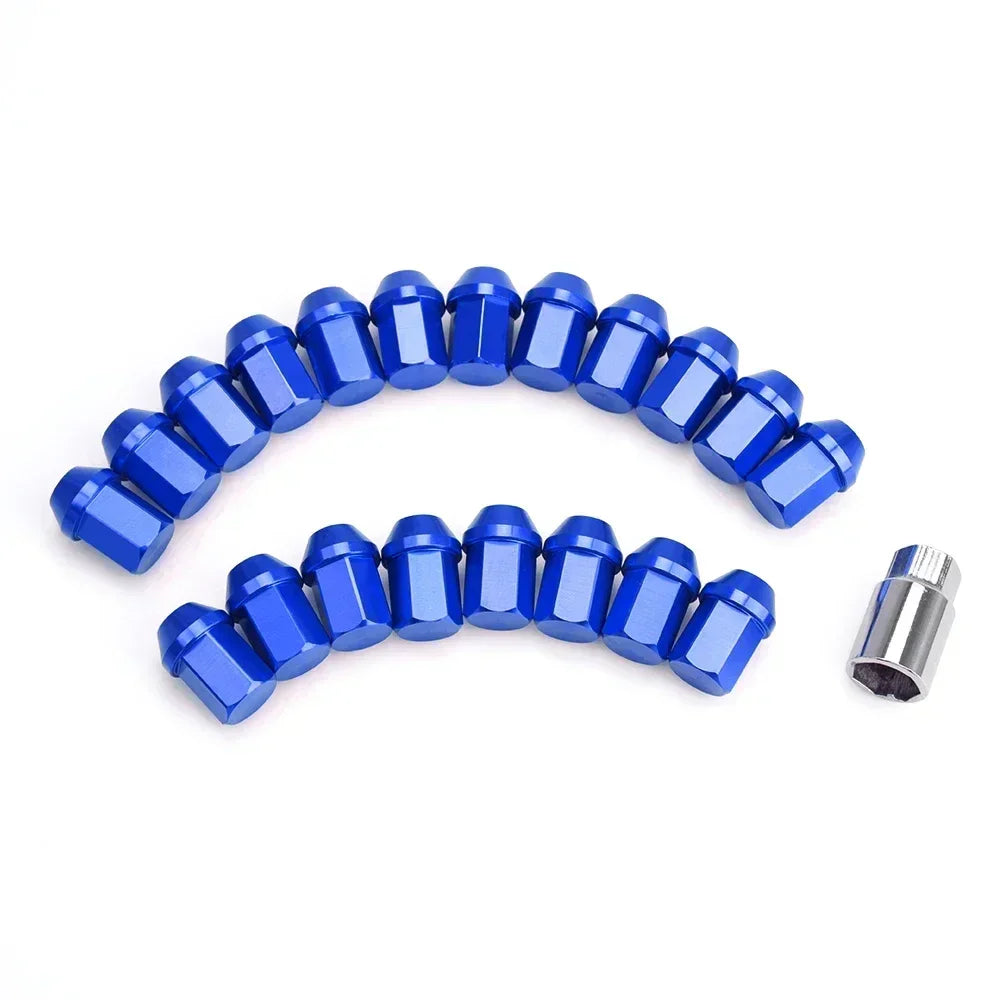 Car Anti-Theft 6061 Aluminum Alloy Wheel Lock Nuts - JustUsRacers