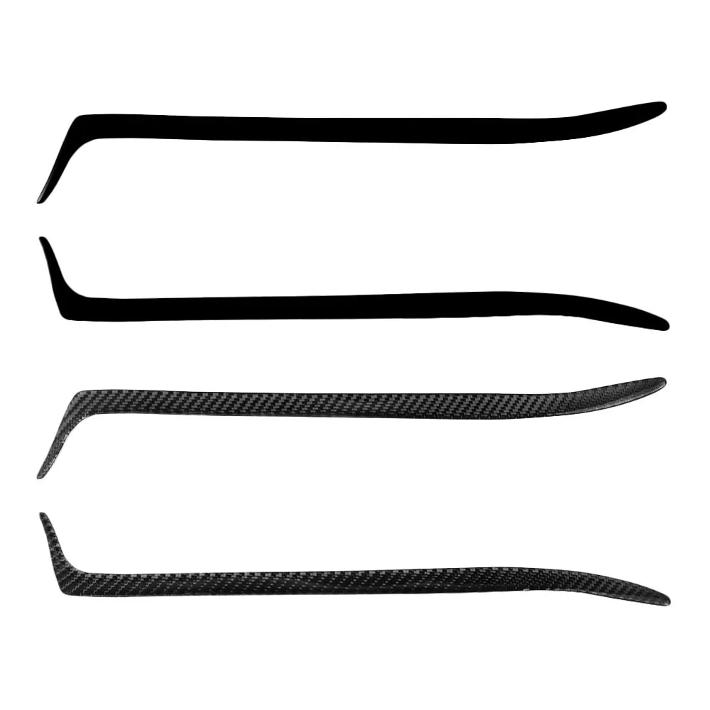 Carbon Fiber Headlight Eyebrows for BMW E36 (1992-1998) - Enhances visibility. Replaces plastic stock parts.