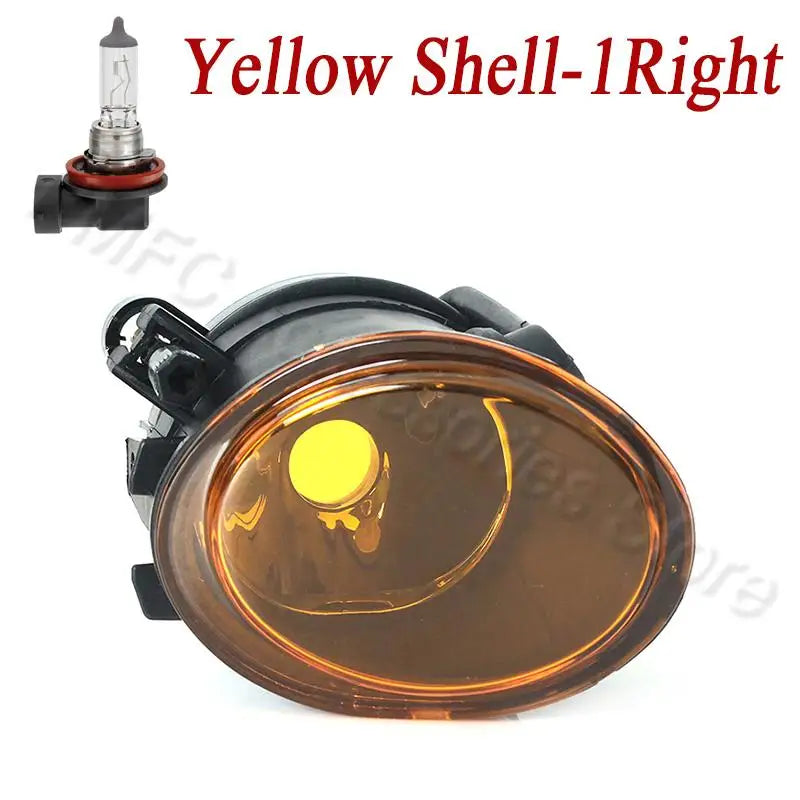 Front Bumper Fog Lamp Assembly with Bulb for BMW 3 Series, M5 E39, M3 E46 - JustUsRacers