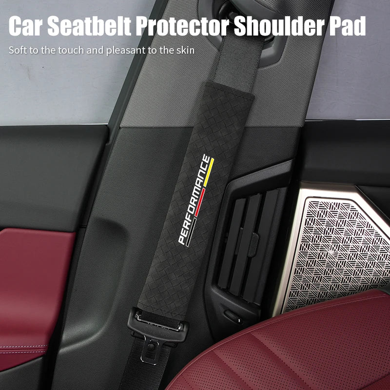 BMW E36, E39, E46 seat belt shoulder pad cover. Protects and cushions for enhanced comfort.