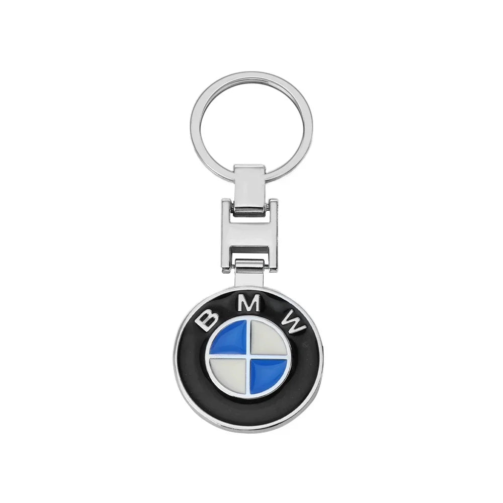 "BMW M Logo metal keychain for E36, E39, and E46 models. Authentic BMW accessory to securely attach keys."