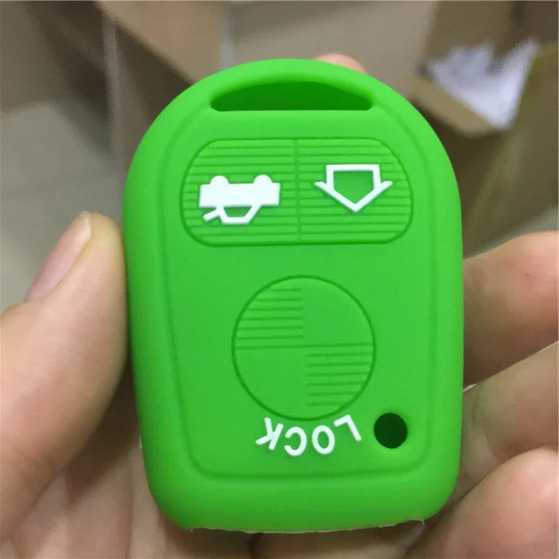 Silicone Rubber Car Key Fob Cover for BMW (Old 3-Button Remotes) - JustUsRacers