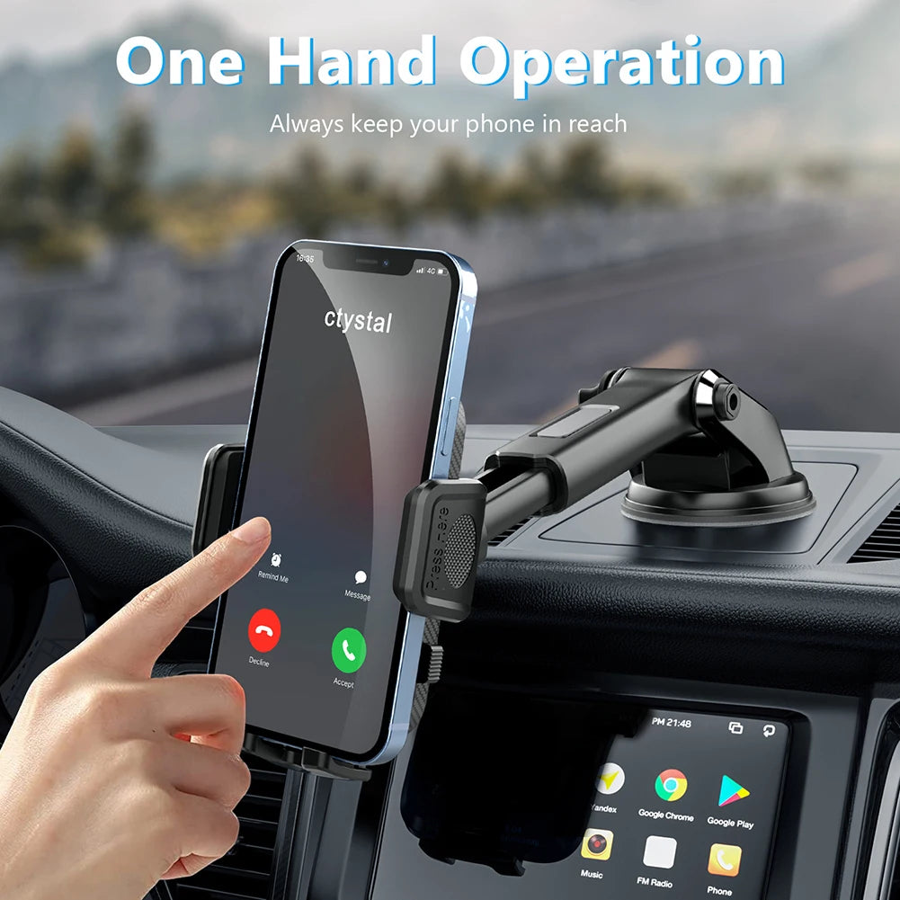Car Phone Holder Mount with Suction Cup - JustUsRacers