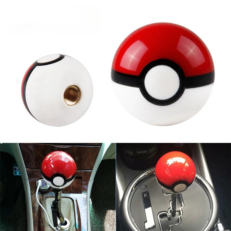 Car door handle cover featuring Pokémon design, includes Pikachu and Poke Ball emblems.