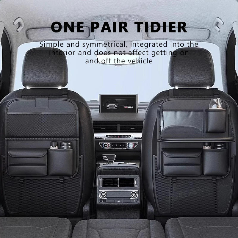 SEAMETAL 8-in-1 Car Seat Back Storage Bag - JustUsRacers