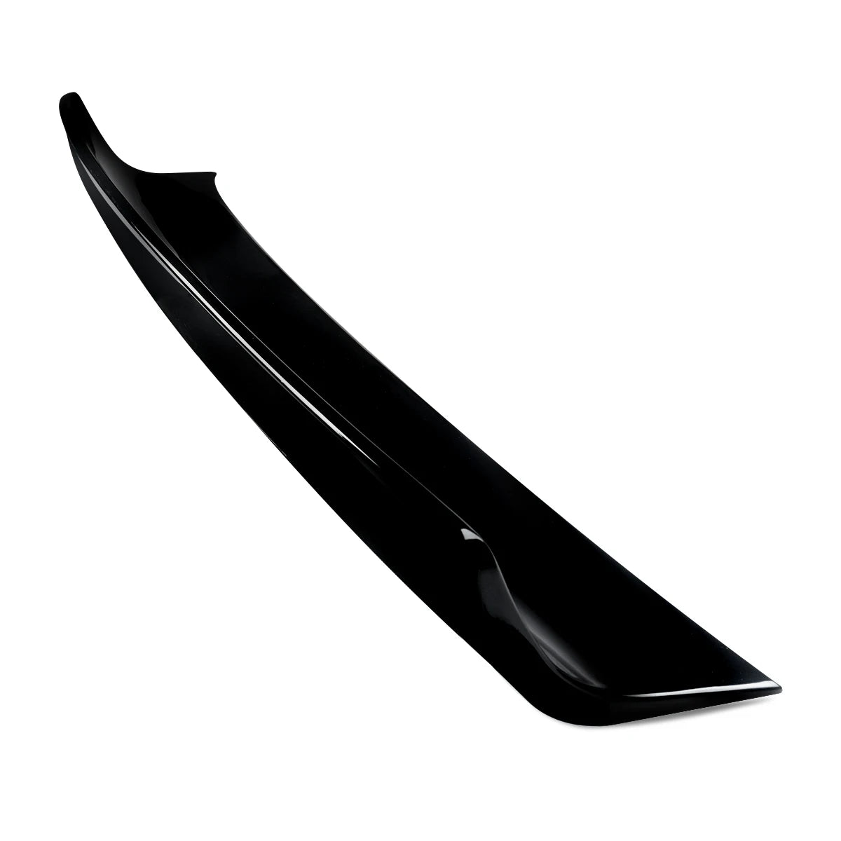 Gloss black Ducktail Trunk Spoiler for BMW E46 Sedan (1999-2006) - Replaces front bumper cover.
