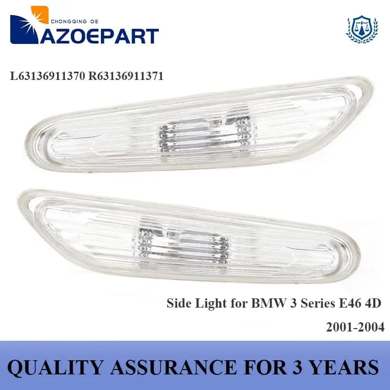 Turn Signal Side Marker Light Lamp for BMW 3 Series E46 E60 E61 E83 X3 - JustUsRacers