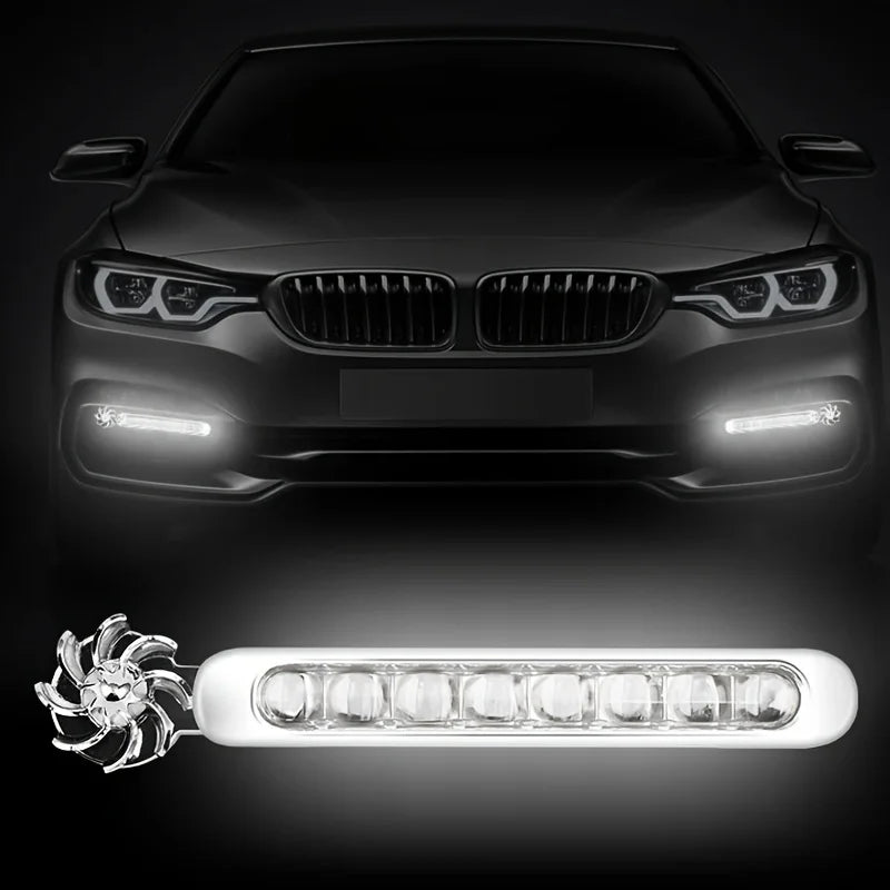 Python-controlled LED net light for automotive/events. Fits BMWs and similar models. Wind energy powered. RGB color options. 