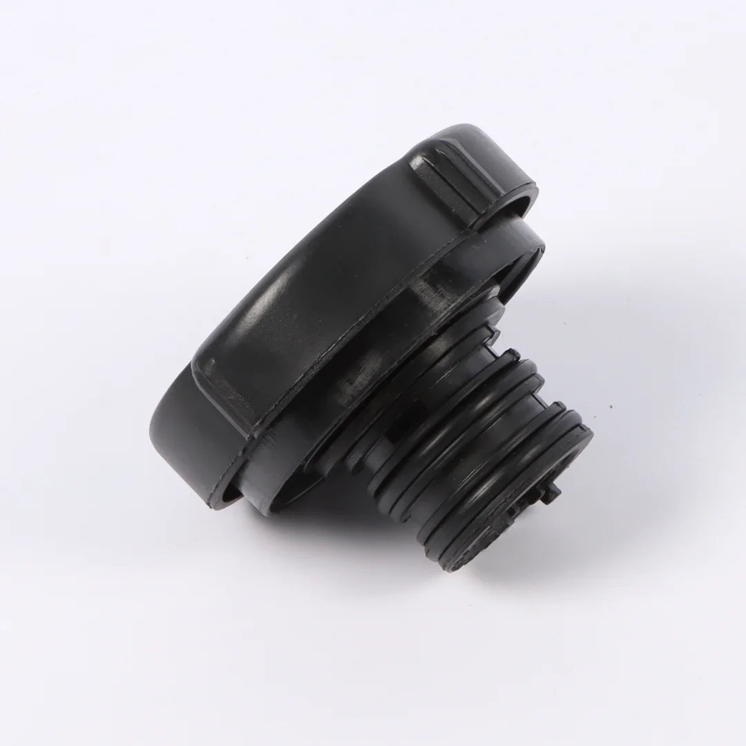 Black, threaded BMW radiator expansion tank cap (OE# 17111712669).