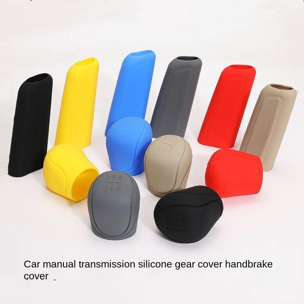 "Universal set of anti-slip silicone gear and handbrake covers for Toyota vehicles"