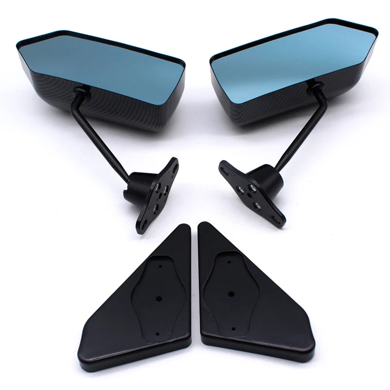 DEFT Universal F1 Style Carbon Fiber Car Rearview Mirror - JustUsRacers