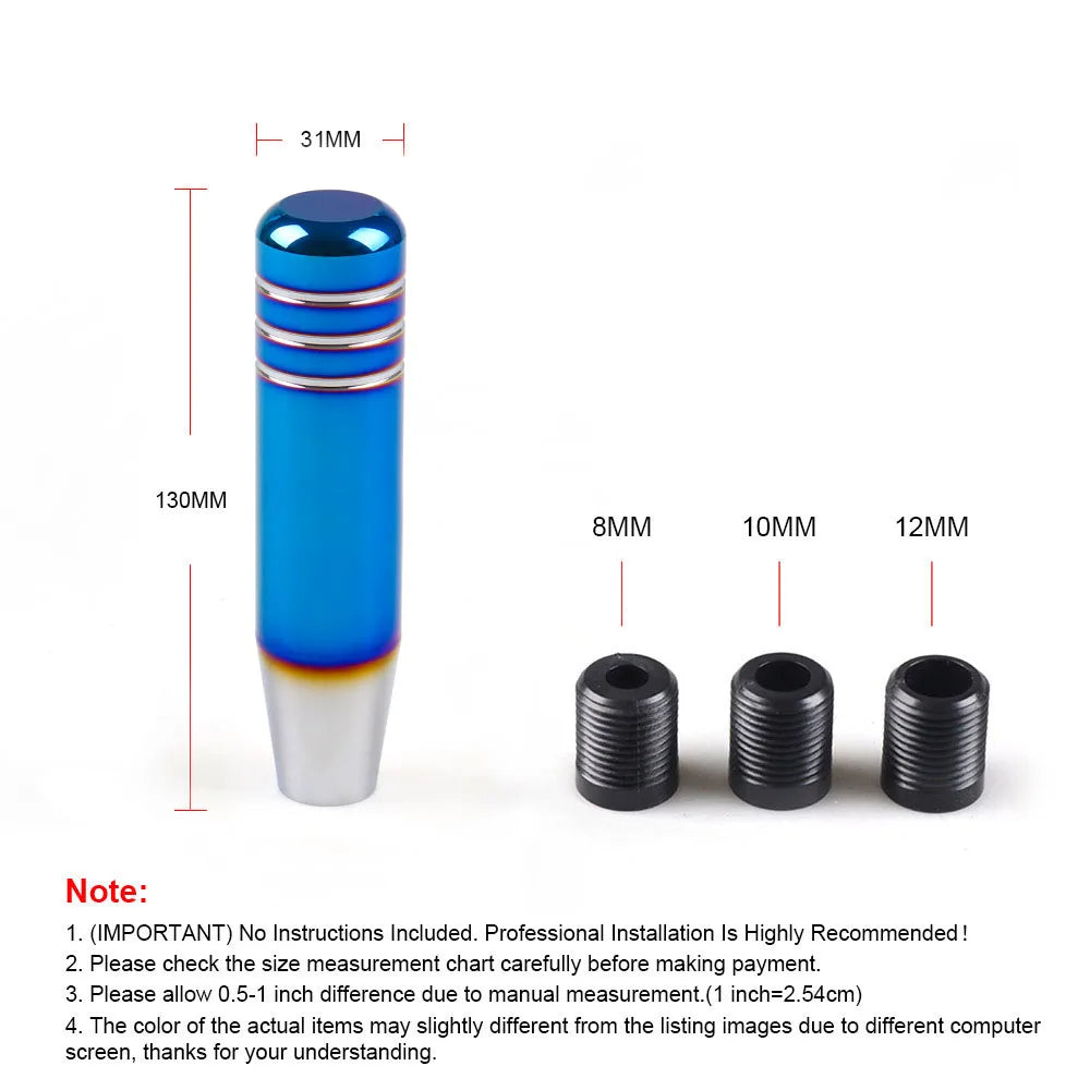 Universal Aluminum Gear Shift Knob Racing Car 13CM - JustUsRacers