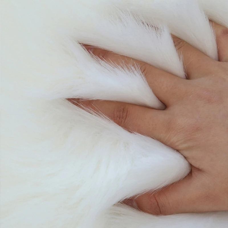 Furry Sheepskin Wool Car Armrest Cover - JustUsRacers