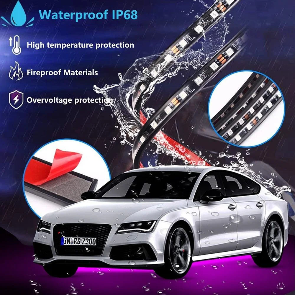 Waterproof neoprene car roof cover for protection against elements.

or

Waterproof neoprene car roof cover - shields against