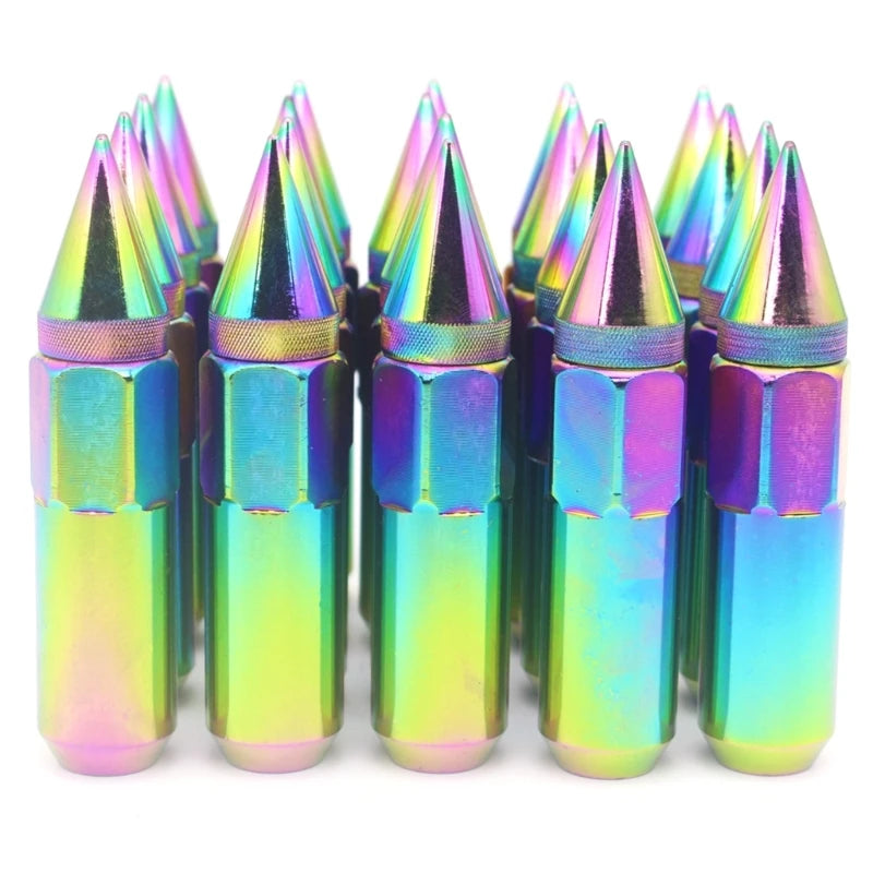 20Pcs Racing JDM Style Extended Spike Lug Nuts (M12X1.25 / M12X1.5) - JustUsRacers