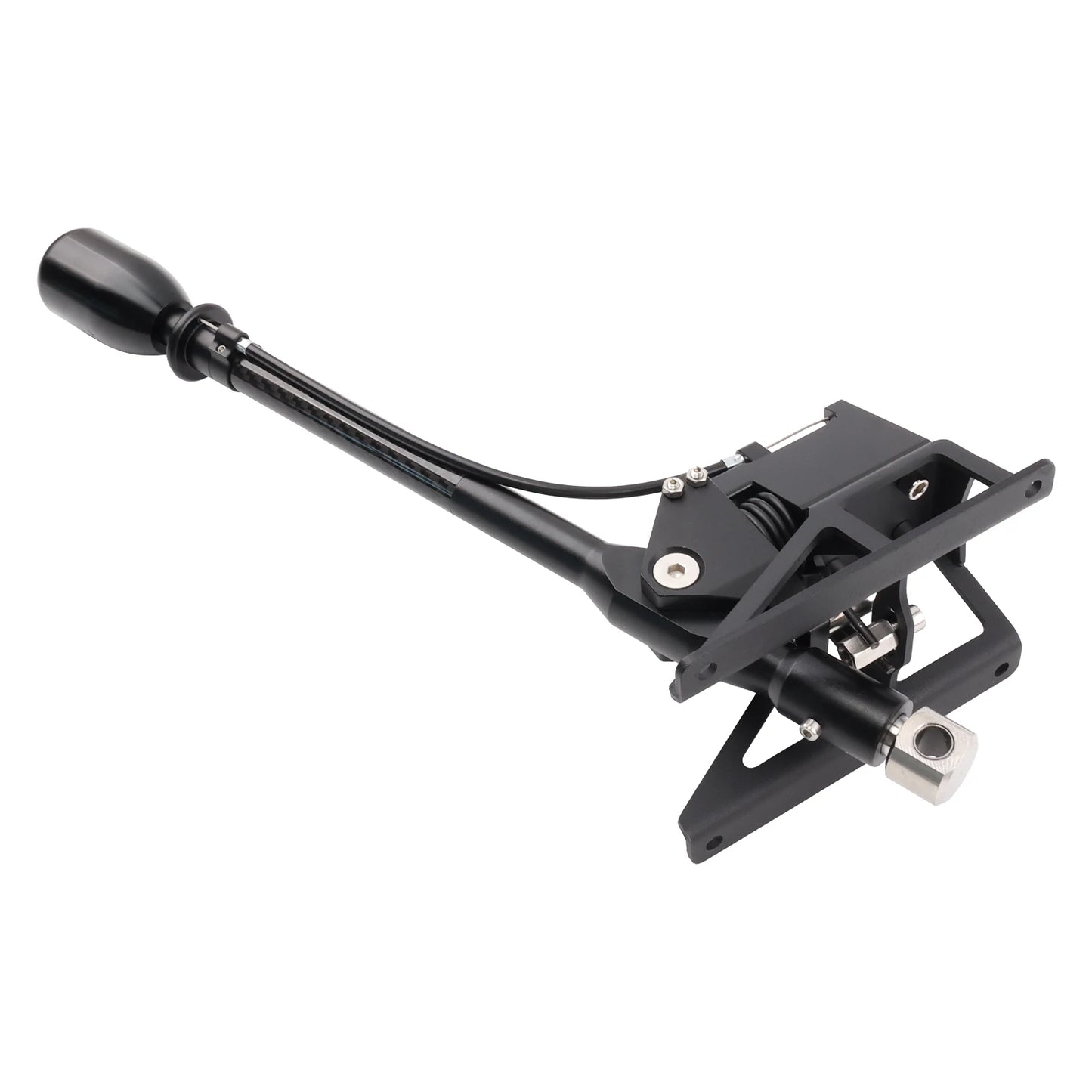 BMW E36/E46 Short Shifter Box with black knob on white background.