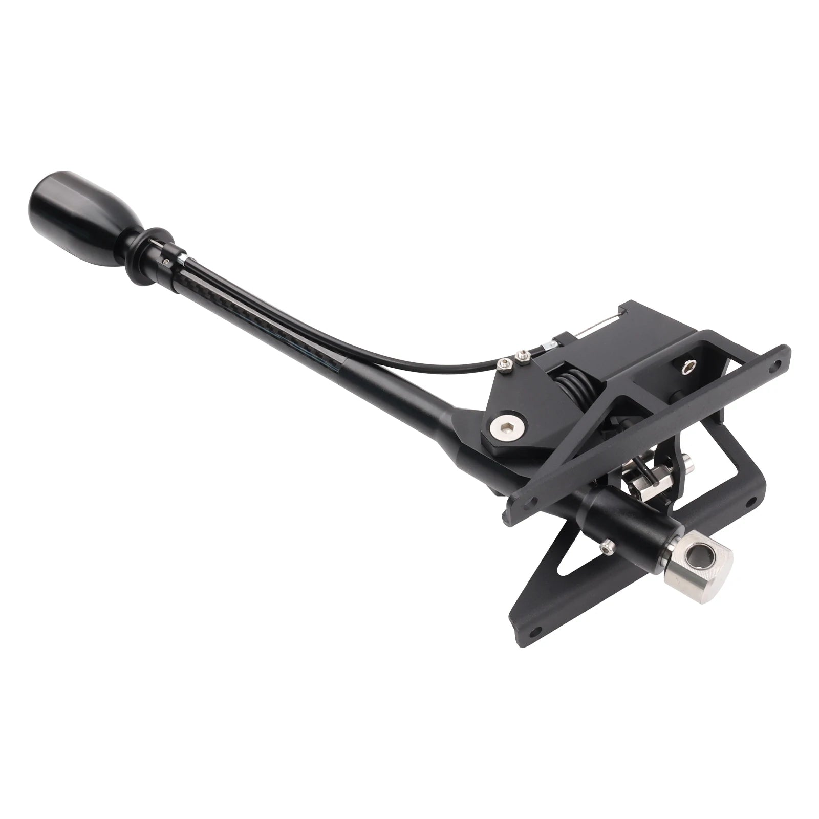 BMW E36/E46 Short Shifter Box with black knob on white background.