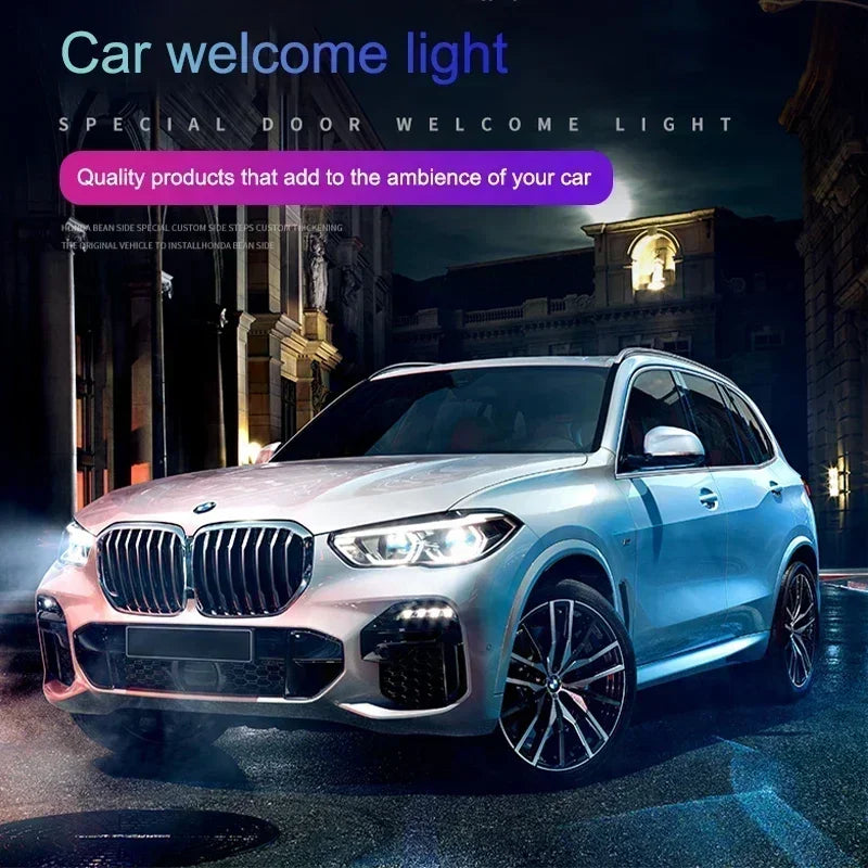 "BMW X4 featuring advanced LED headlights" or "Sleek BMW X4 with modern LED headlights" or "High-performance BMW X4 SUV model showcasing cutting-edge LED headlights."