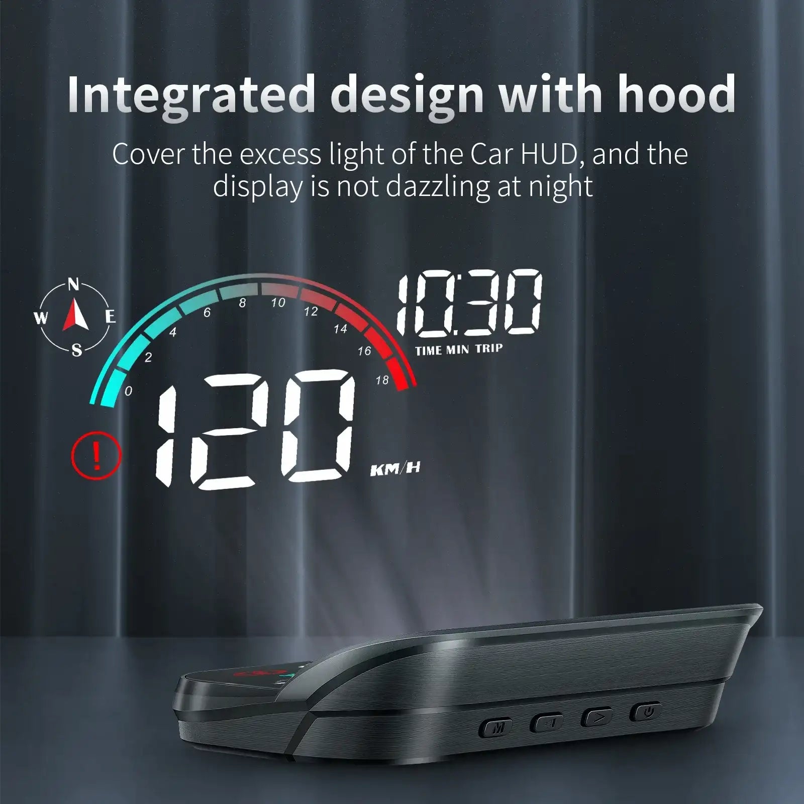 M22 Car HUD Head-Up Display Universal Digital GPS Speedometer - JustUsRacers