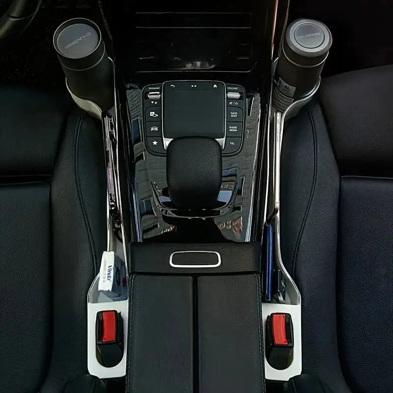 2 Pack Car Front and Rear Seat Gap Cup Holders - JustUsRacers