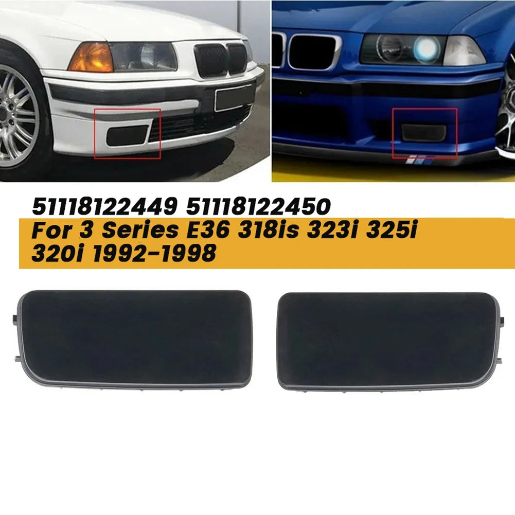 "BMW E36 Fog Light Hole Covers for 1992-1998 models (pair)"