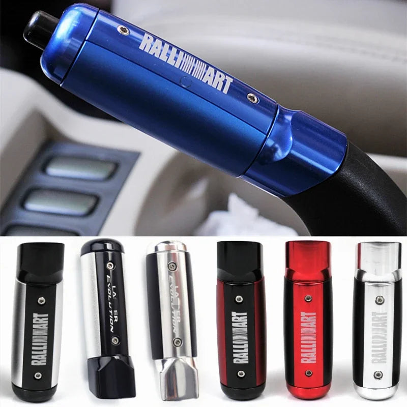 Aluminum handbrake cover for Mitsubishi Lancer, ASX, Outlander, Evo vehicles. Sleek, durable design enhances handbrake appear