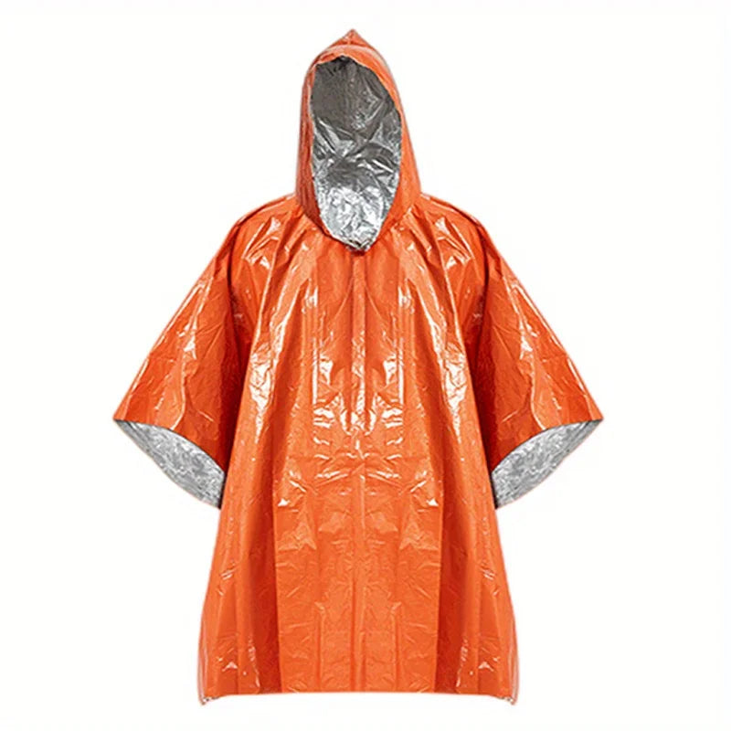 Heavy Duty Emergency Rain Poncho with Hood - JustUsRacers