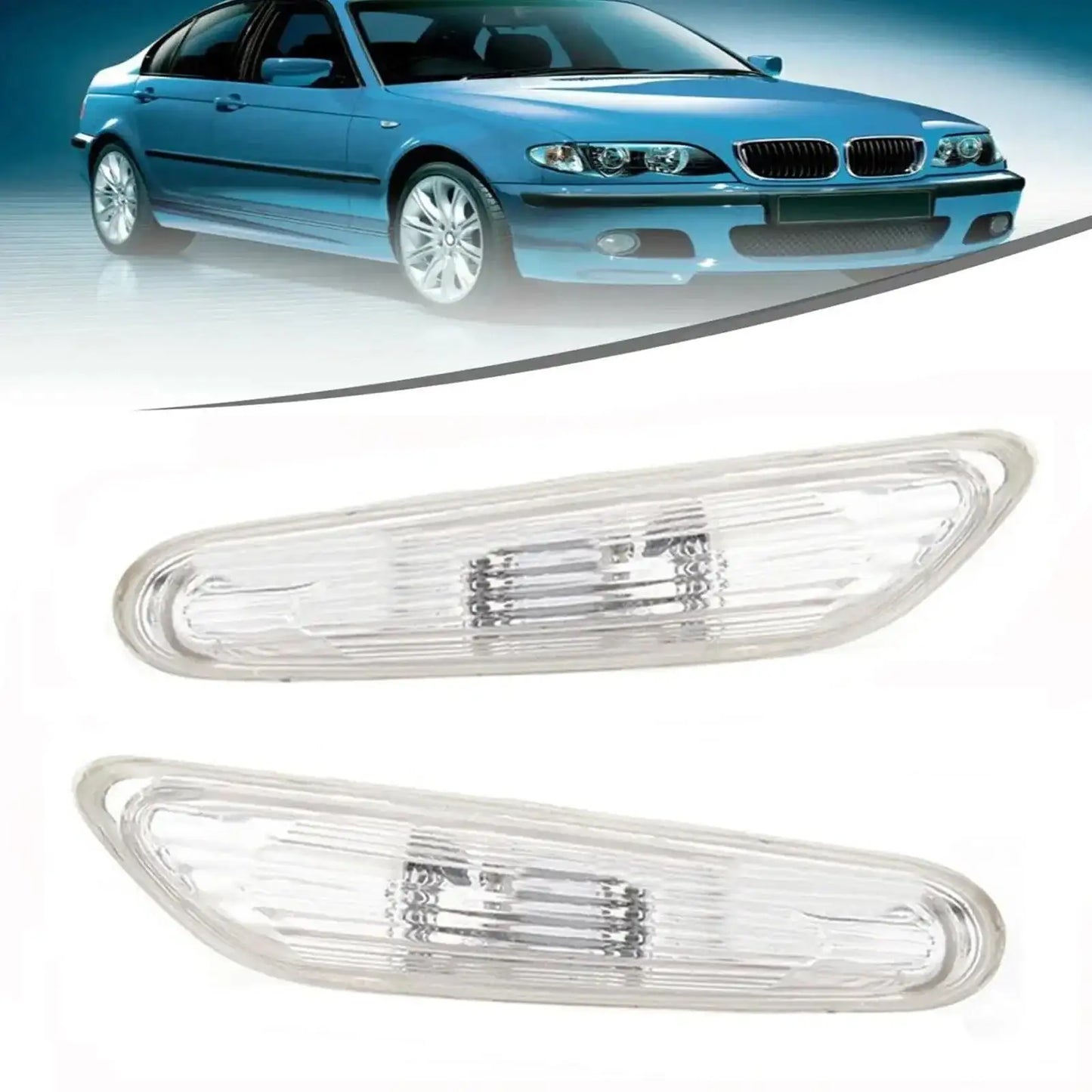 Turn Signal Side Marker Light Lamp for BMW 3 Series E46 E60 E61 E83 X3 - JustUsRacers