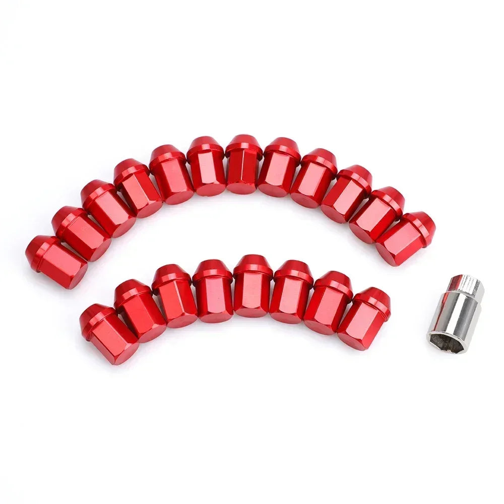 Car Anti-Theft 6061 Aluminum Alloy Wheel Lock Nuts - JustUsRacers