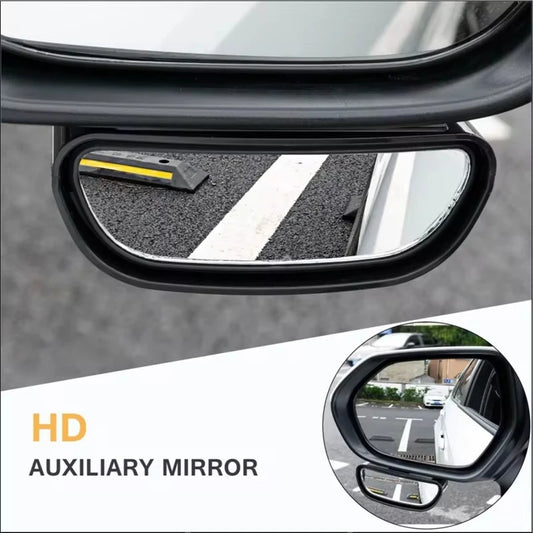 Adjustable Wide-Angle Side Rear Convex Mirror - JustUsRacers