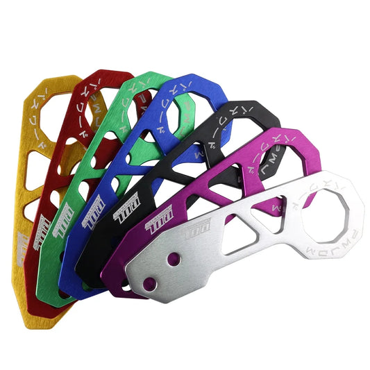 Six-pack aluminum bottle openers in assorted colors. Fits most standard and stubby bottle sizes. Ideal for garage, bar, or ou