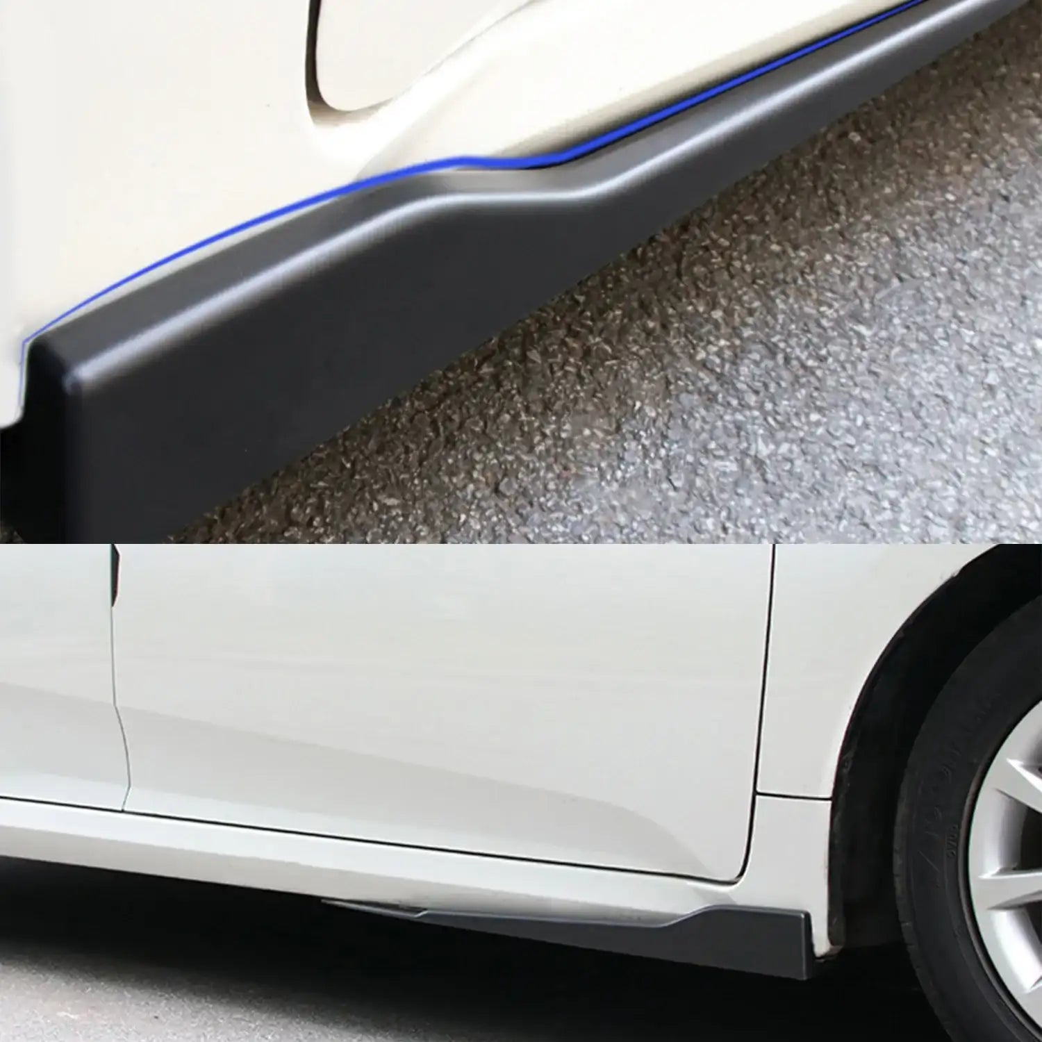 2PCS Car Side Skirts Universal 86cm - JustUsRacers