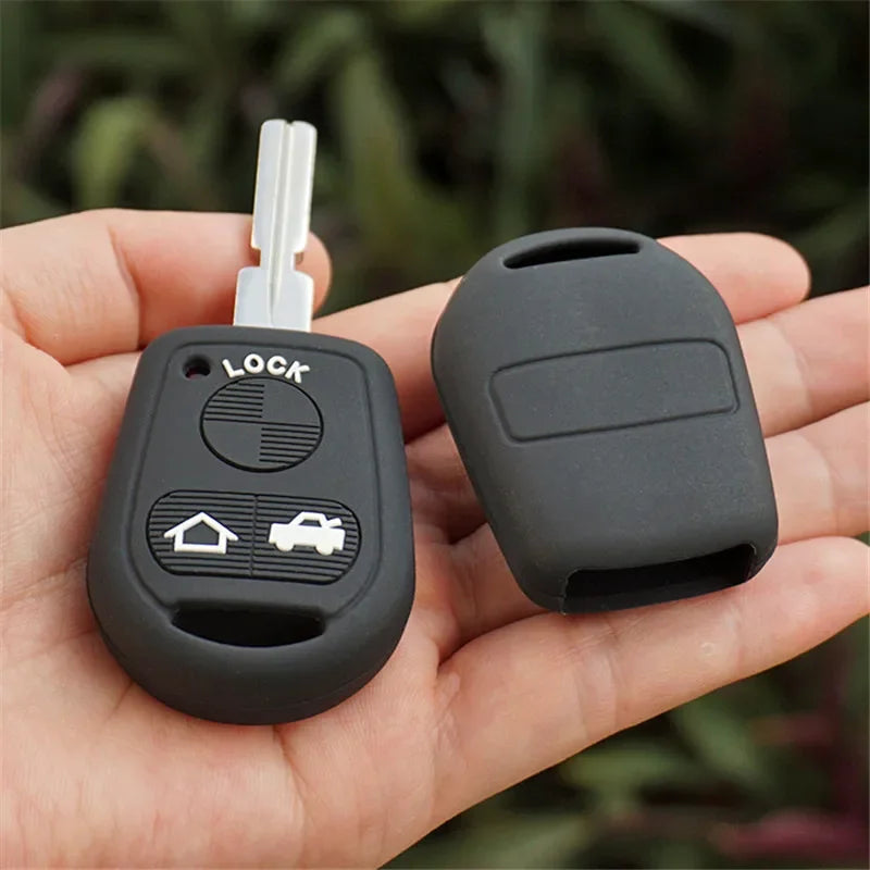Silicone Rubber Car Key Fob Cover for BMW (Old 3-Button Remotes) - JustUsRacers