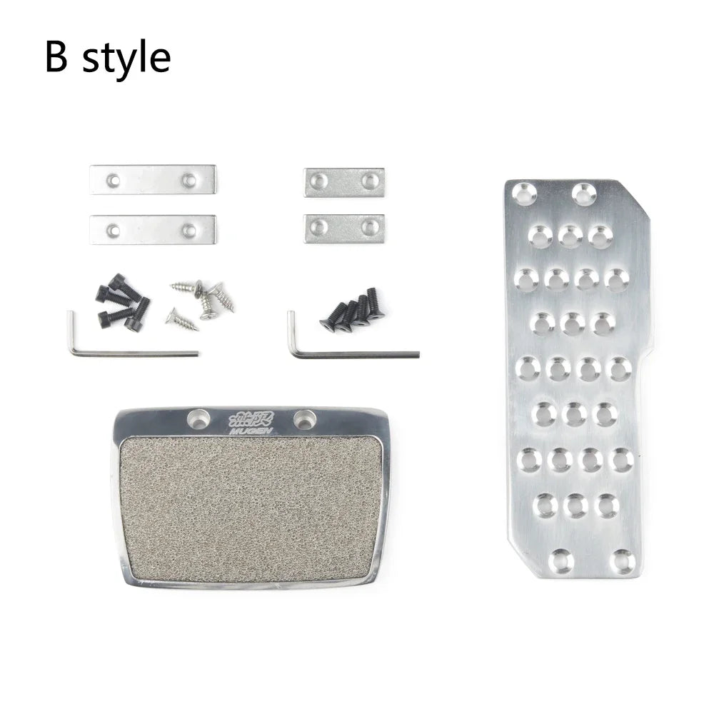 "Honda Civic/Accord racing pedal set: Includes brake, clutch, and gas pedals."