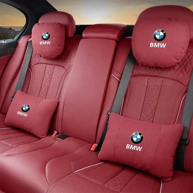 Car Headrest Waist Rest for BMW 1, 3, 5 Series, X1, X3, X5 (Various Models) - JustUsRacers