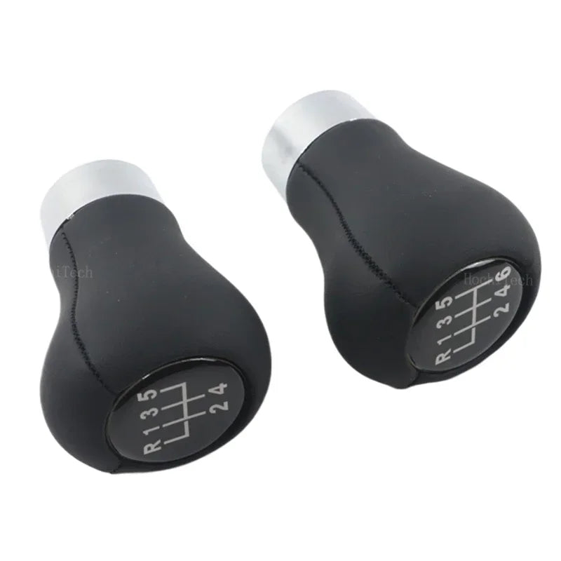 "BMW 5/6-speed shift knob: Black and White, fits E30, E36, E46, E90, E60, X5, Z4."