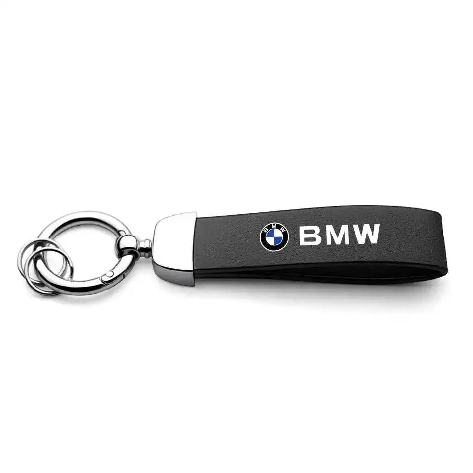 "BMW M logo metal keychain for E36, E39, and E46 models. Authentic BMW accessory."