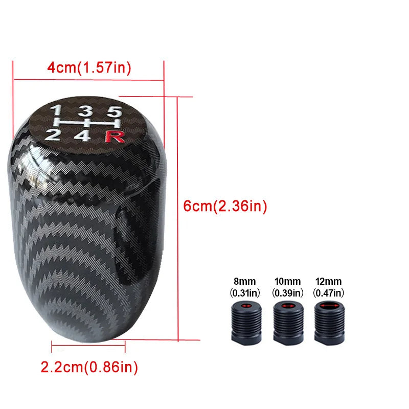 Universal Racing 5/6 Speed Aluminum Car Gear Shifter Knob - JustUsRacers